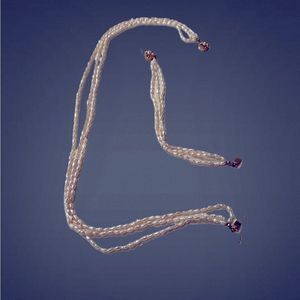 Freshwater pearl bracelet and necklace set.